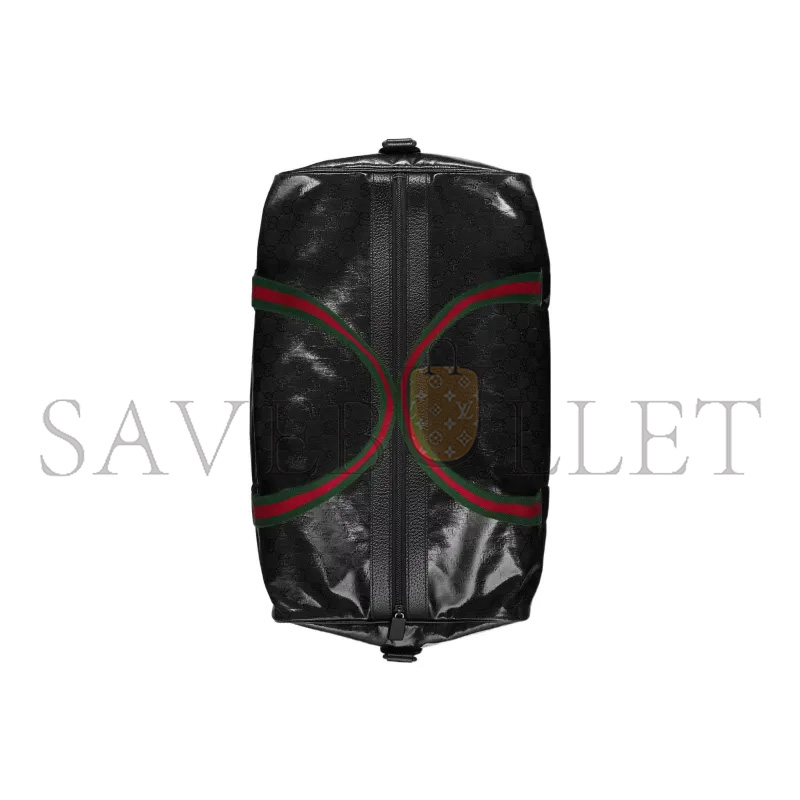 GUCCI MEDIUM DUFFLE BAG WITH WEB 758664 (45.5*29*27cm)